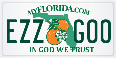 FL license plate EZZG00