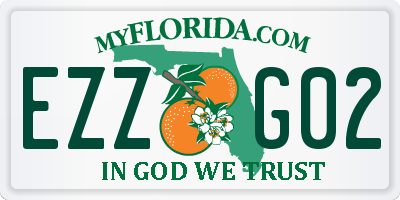 FL license plate EZZG02