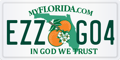 FL license plate EZZG04