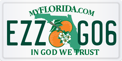 FL license plate EZZG06