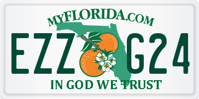 FL license plate EZZG24