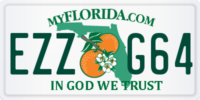 FL license plate EZZG64