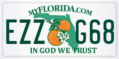 FL license plate EZZG68