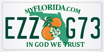 FL license plate EZZG73