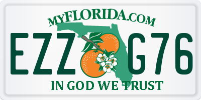 FL license plate EZZG76