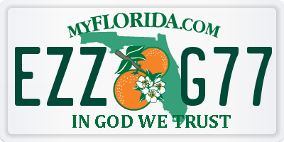 FL license plate EZZG77