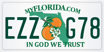 FL license plate EZZG78