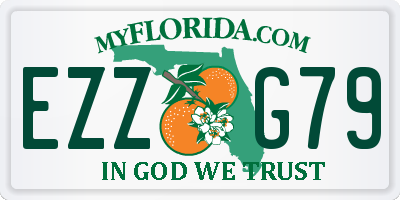 FL license plate EZZG79