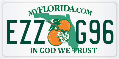 FL license plate EZZG96