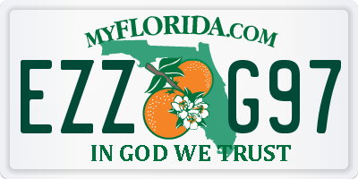 FL license plate EZZG97