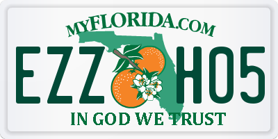 FL license plate EZZH05