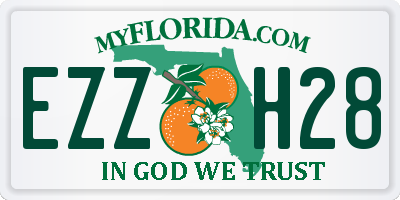 FL license plate EZZH28