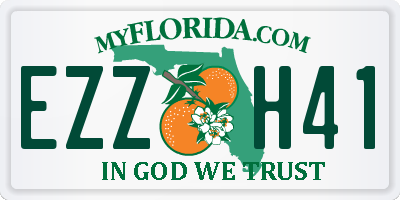 FL license plate EZZH41