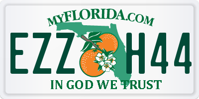 FL license plate EZZH44