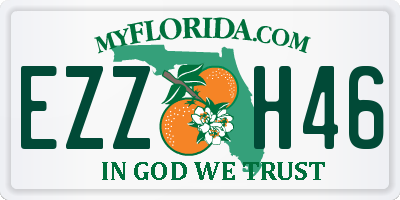 FL license plate EZZH46