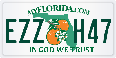 FL license plate EZZH47