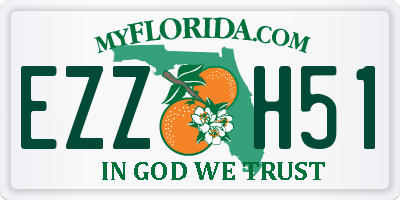 FL license plate EZZH51