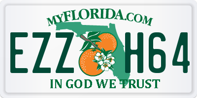 FL license plate EZZH64