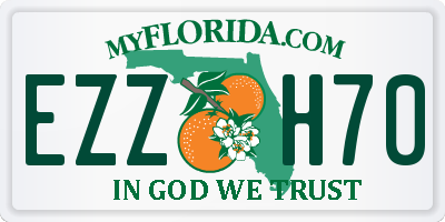 FL license plate EZZH70