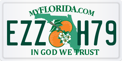 FL license plate EZZH79