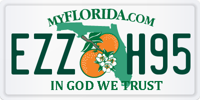 FL license plate EZZH95