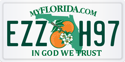 FL license plate EZZH97