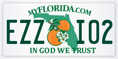 FL license plate EZZI02