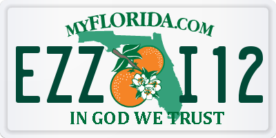 FL license plate EZZI12