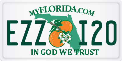 FL license plate EZZI20