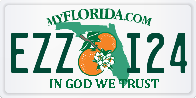 FL license plate EZZI24