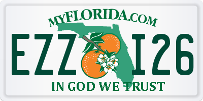 FL license plate EZZI26