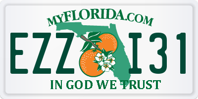 FL license plate EZZI31