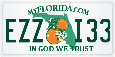 FL license plate EZZI33