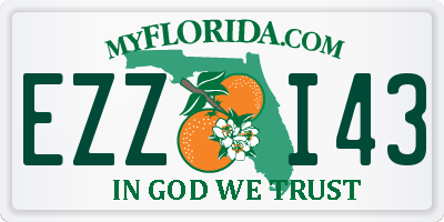 FL license plate EZZI43