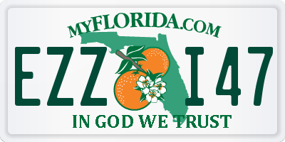 FL license plate EZZI47