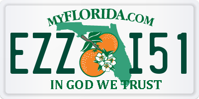 FL license plate EZZI51