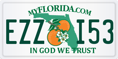 FL license plate EZZI53