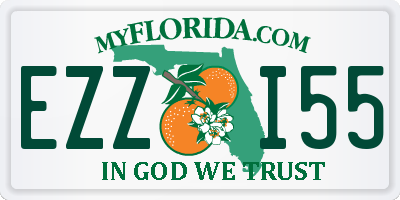 FL license plate EZZI55