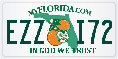 FL license plate EZZI72