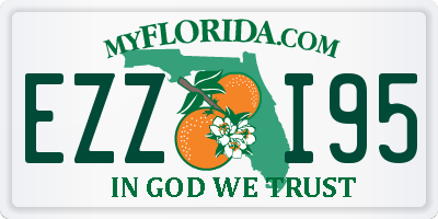 FL license plate EZZI95