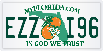 FL license plate EZZI96