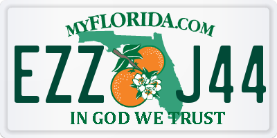 FL license plate EZZJ44