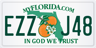 FL license plate EZZJ48