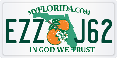 FL license plate EZZJ62