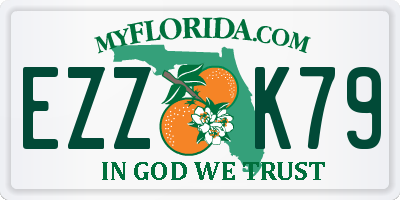 FL license plate EZZK79