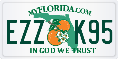 FL license plate EZZK95