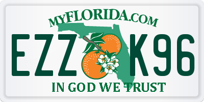 FL license plate EZZK96