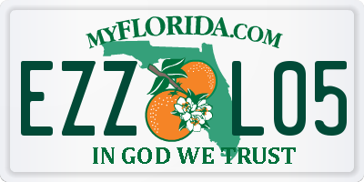 FL license plate EZZL05