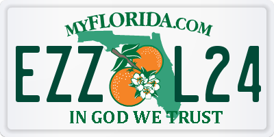 FL license plate EZZL24