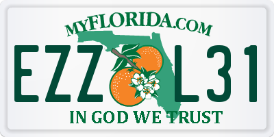 FL license plate EZZL31